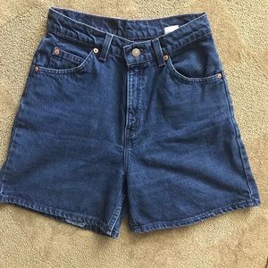 Orange Tag High Rise Levi’s Shorts Vintage